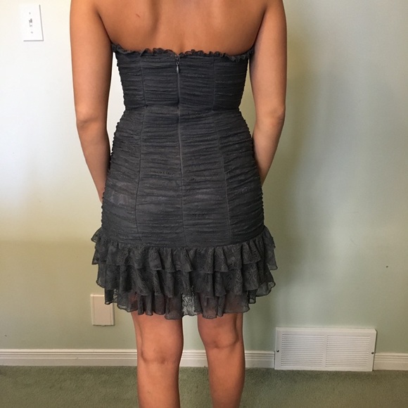 BEBE Gray Dress - Picture 2 of 6